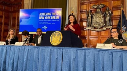 Governor Hochul held a press conference to announce the NYS Budget.